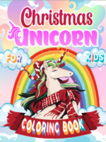 Unicorn Christmas Coloring Book for Kids