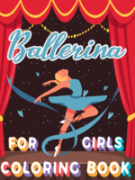 Ballerina Coloring Book For Girls